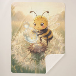 Manta Sherpa Goldene Hummel im Blütentanz.9