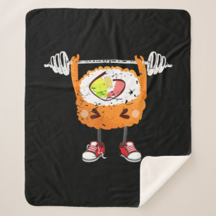 Manta Sherpa Graciosa camiseta de regalo de halterofilia para g