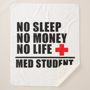 Manta Sherpa Graciosa Escuela Med T Shirt Confía En Mí Casi Un