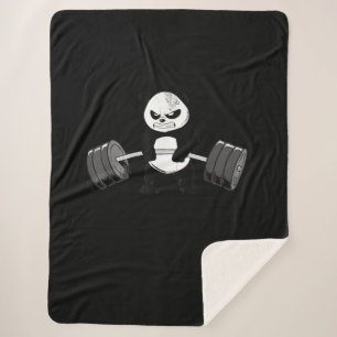 Manta Sherpa Gracioso Panda Workout Kitten Gym Deadlift Power