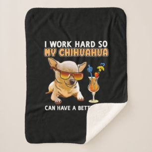 Manta Sherpa Graciosos regalos de Chhuahua Chihuahua Lover