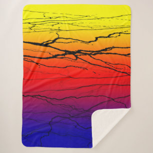 Manta Sherpa Gradiente abstracto