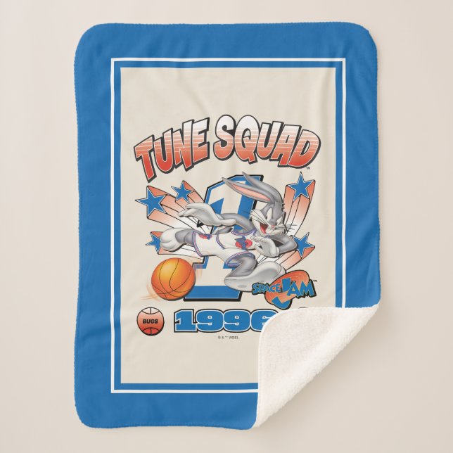 Manta Sherpa Gráfica de baloncesto SPACE JAM™ BUGS BUNNY™ #1 (Anverso)