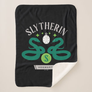 Manta Sherpa Gráfica de bloqueo de serpiente doble SLYTHERIN™ H