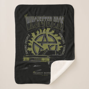 Manta Sherpa Gráfico de auto "The Winchester Bros" supernatural