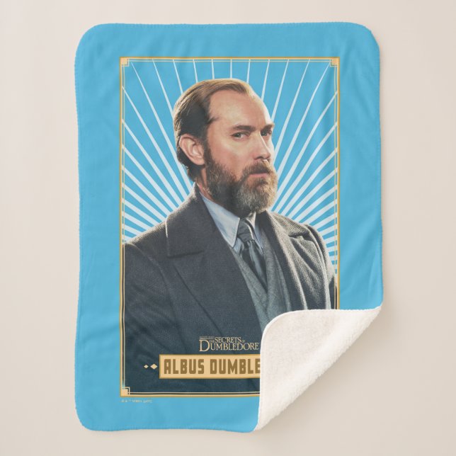 Manta Sherpa Gráfico de caracteres Albus Dumbledore (Anverso)