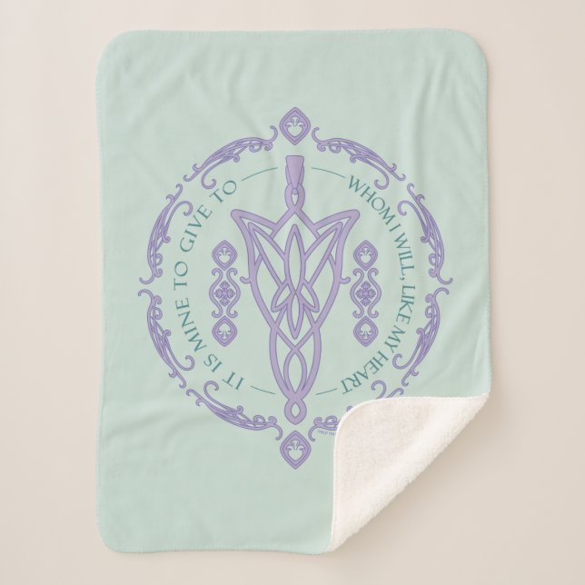 Manta Sherpa Gráfico de cita de ARWEN™ Evenstar (Anverso)