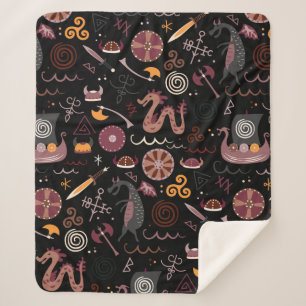 Manta Sherpa Gráfico de diseño transparente