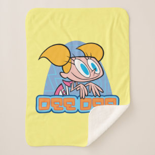 Manta Sherpa Gráfico de nombre de carácter Dee Dee