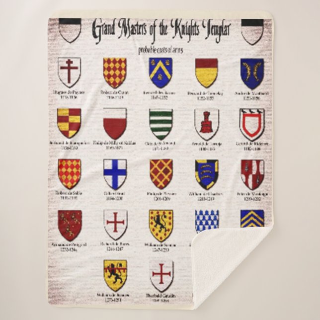 Manta Sherpa Gran Maestro de los Templarios (Anverso)