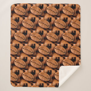 Manta Sherpa Granos de café mágico