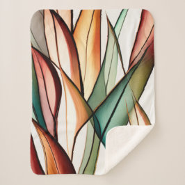 Manta Sherpa Grasa de vidrio templado