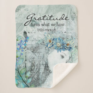 Manta Sherpa Gratitud