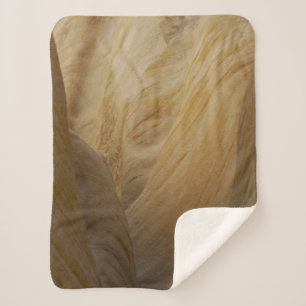 Manta Sherpa Gray and yellow stone