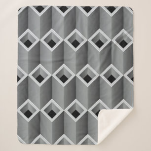Manta Sherpa Gray pipes on top of each other - seamless backgro