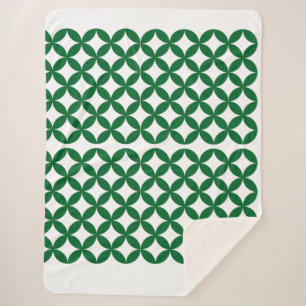 Manta Sherpa Green Shippo Sherpa Blanket