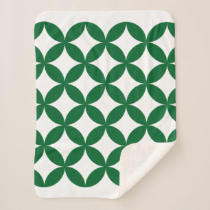 Manta Sherpa Green Shippo Sherpa Blanket
