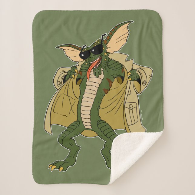 Manta Sherpa Gremlins | Flash Trench Coat de banda (Anverso)