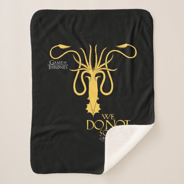 Manta Sherpa Greyjoy Sigil - No Sembramos (Anverso)