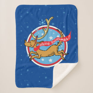 Manta Sherpa Grinch Max Feliz Grinchmas!