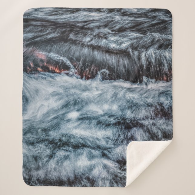 Manta Sherpa Gris (Anverso)