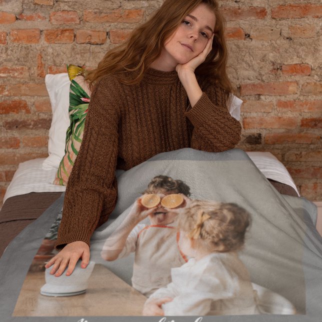 Manta Sherpa Gris fotográfico moderno Es bueno ser regalo de ci (Subido por el creador)