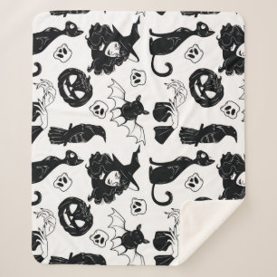 Manta Sherpa Gris Naranja tropical: patrón de cosecha