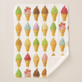 Manta Sherpa Grito para helado