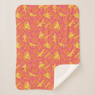 Manta Sherpa Groovy Disco Scooby-Doo Pattern