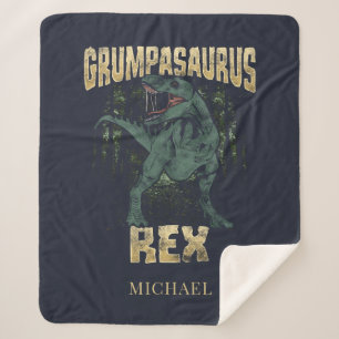 Manta Sherpa Grumpasauro Rex Dinosaur T Rex Grandpa