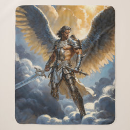 Manta Sherpa Guerrero Dorado del Arcángel Miguel del Cielo