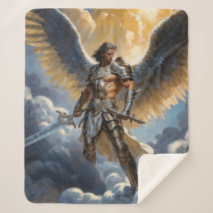 Manta Sherpa Guerrero Dorado del Arcángel Miguel del Cielo