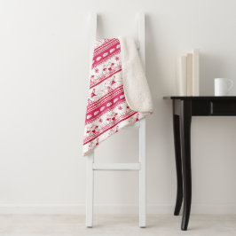 Manta Sherpa Guión Tale alemán patrón de pastor rojo