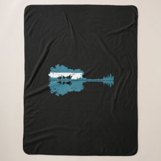 Manta Sherpa Guitarra | Músico Guitarra Lake Shadow Love