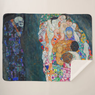 Manta Sherpa Gustav Klimt - Muerte y vida