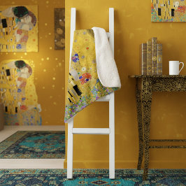 Manta Sherpa Gustav Klimt Personalizado El Mensaje De Amor Del