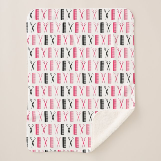 Manta Sherpa Hair Dresser Sherpa Blanket (Anverso)