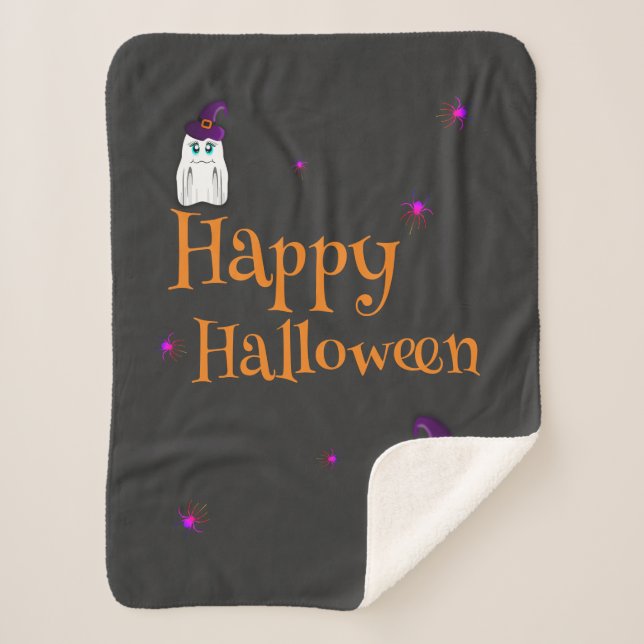 Manta Sherpa Halloween (Anverso)