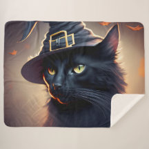 Halloween del gato negro