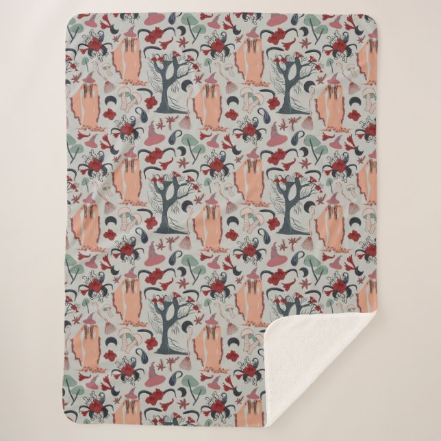 Manta Sherpa Halloween del núcleo de la cabaña (Anverso)