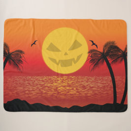 Manta Sherpa Halloween tropical