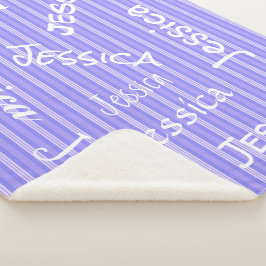 Manta Sherpa HAMbWG - Softest Fleece - Su nombre!