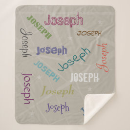 Manta Sherpa HAMbWG - Softest Fleece - Su nombre!