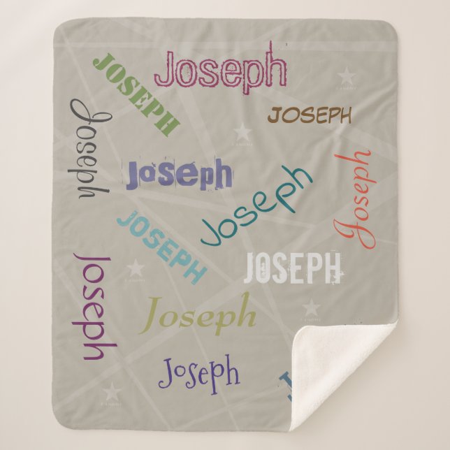 Manta Sherpa HAMbWG - Softest Fleece - Su nombre! (Anverso)