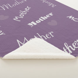 Manta Sherpa HAMbWG - Softest Fleece - Su nombre!