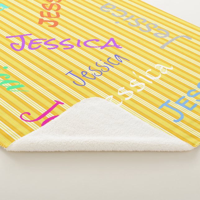 Manta Sherpa HAMbWG - Softest Fleece - Su nombre! (3/4)