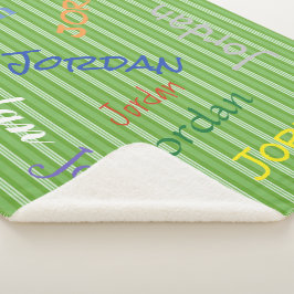 Manta Sherpa HAMbWG - Softest Fleece - Su nombre!