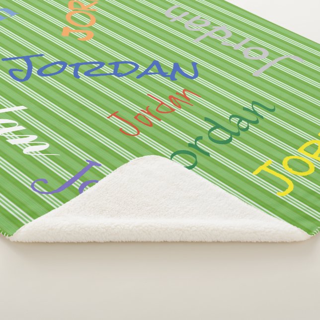 Manta Sherpa HAMbWG - Softest Fleece - Su nombre! (3/4)