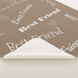 Manta Sherpa HAMbWG - Softest Fleece - Su nombre!