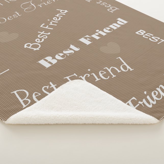 Manta Sherpa HAMbWG - Softest Fleece - Su nombre! (3/4)